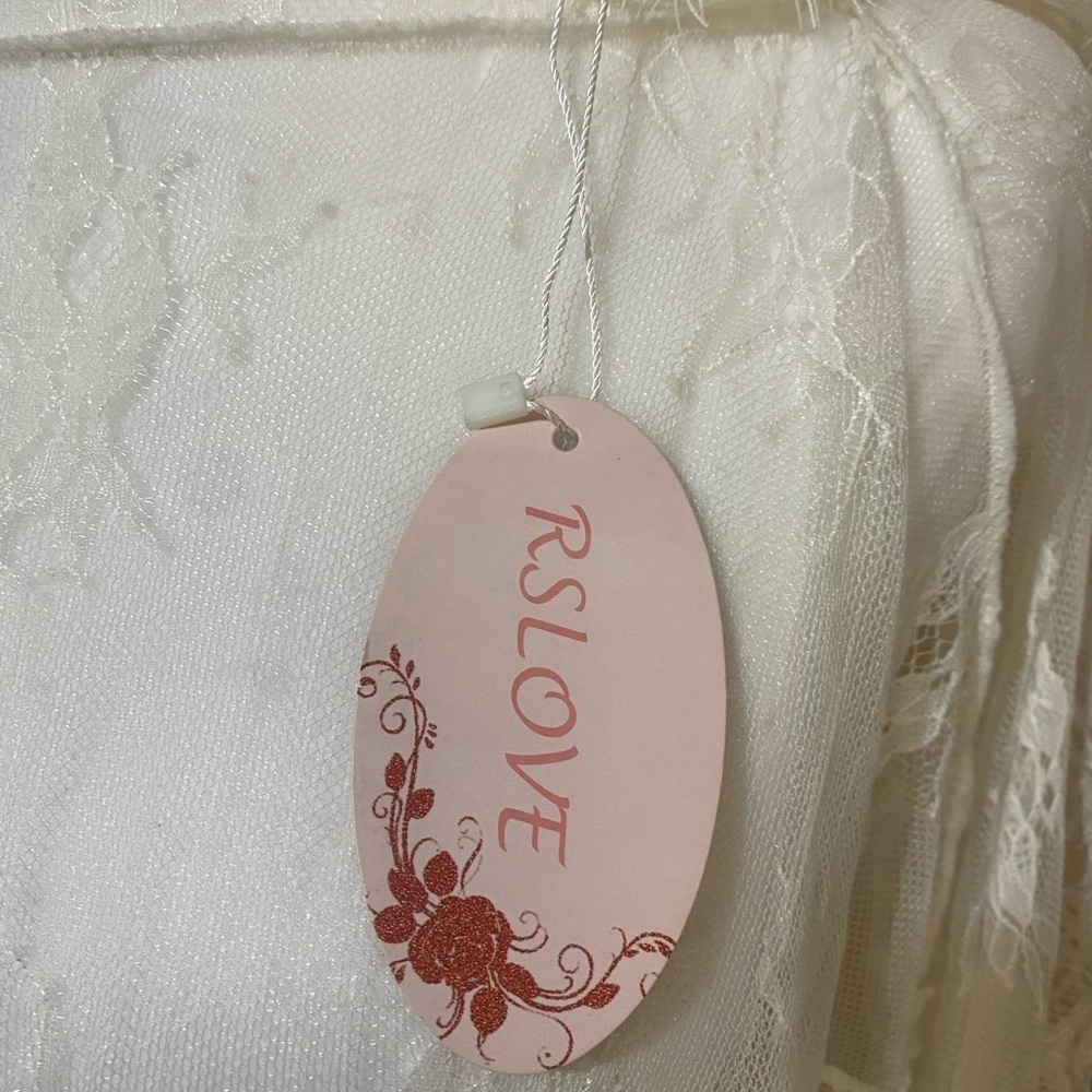 RS Love NWT women’s lace kimono robe babydoll lingerie size medium - Picture 6 of 8